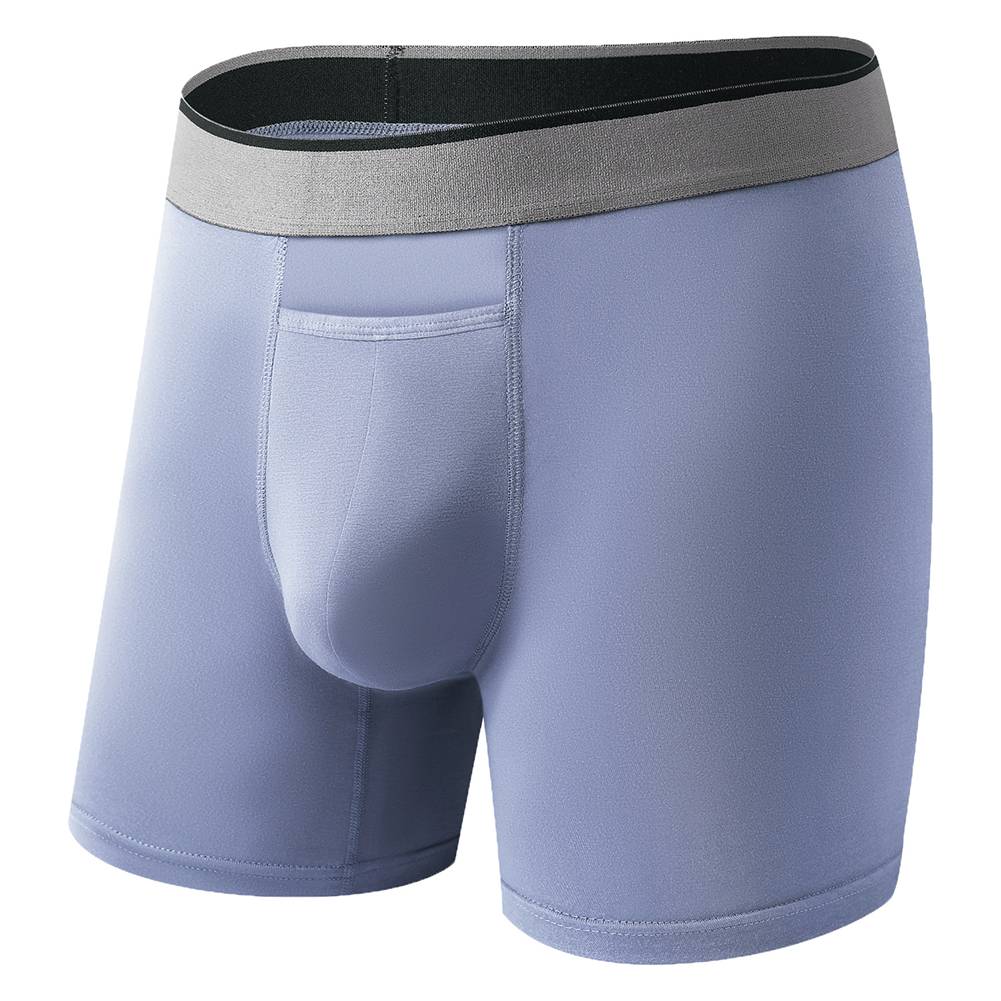1pc Men Long Leg Shorts Soft U - Bamboo Fiber Trunk review and price