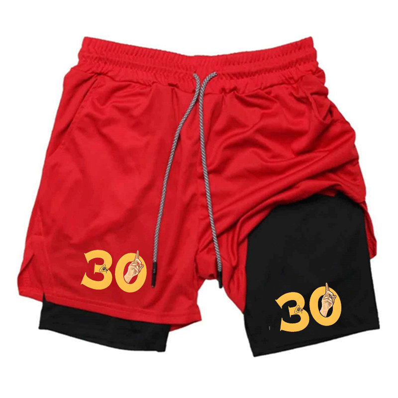Summer Breathable Two-in-one D - Compression Shorts Athletes review and price