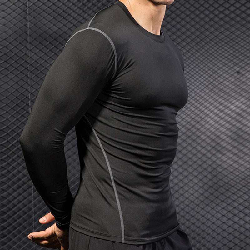 Men's Running Sports Long Slee - Base Layer Top review and price