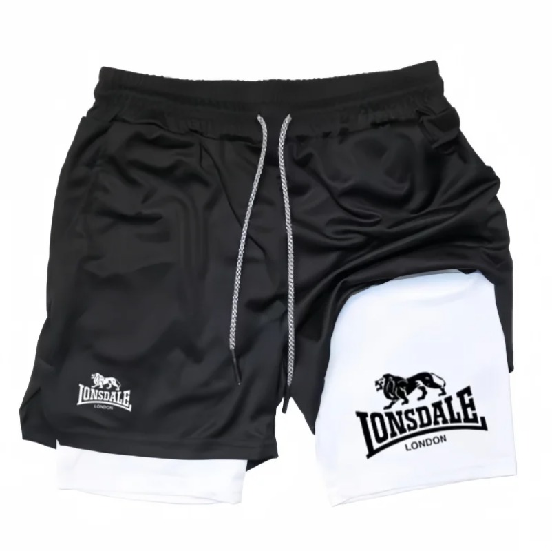 2in1 Running Shorts for Men Gy - Compression Shorts Athletes review and price