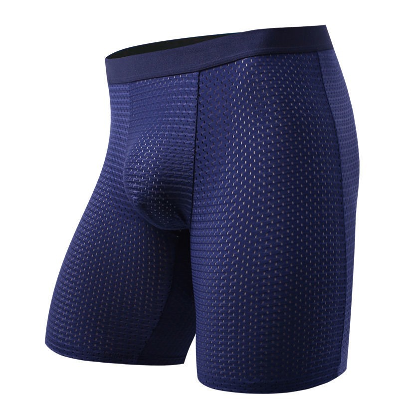 Men's Boxers Shorts Ice Silk M - Long Leg Trunk Men review and price