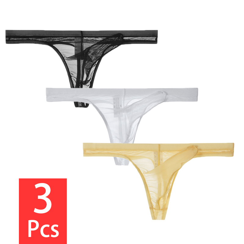 3Pcs/lot Men Underwear T-Back  - Multi Pack Underwear review and price