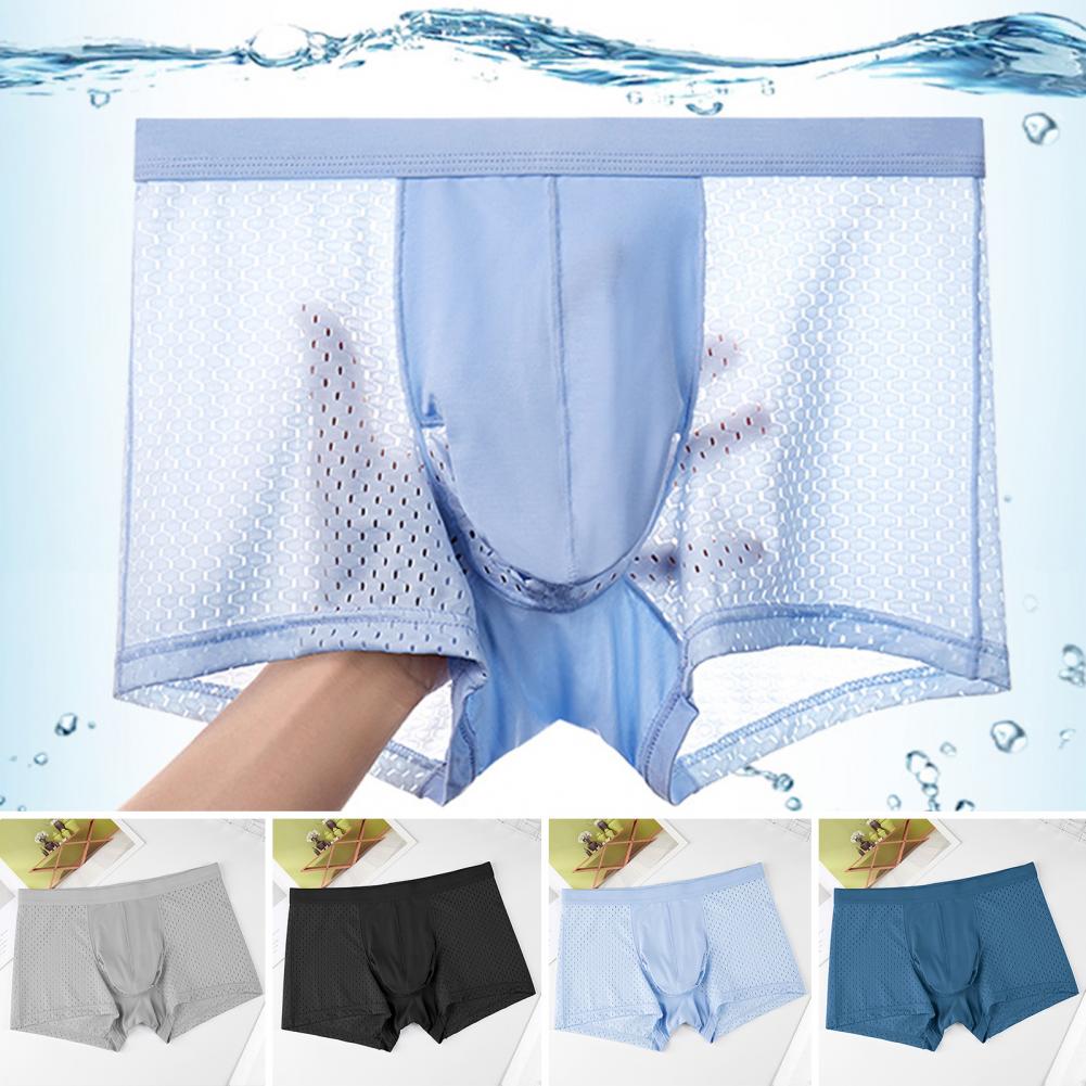 2025 M-3XL Men Boxers Elephant - Mesh Sport Boxer review and price