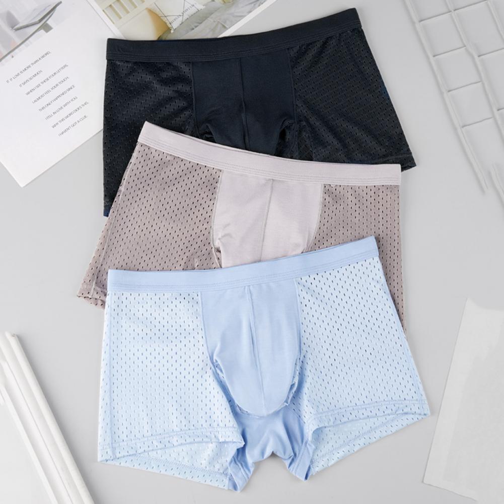 2025 M-3XL Men Boxers Elephant - Mesh Sport Boxer review and price