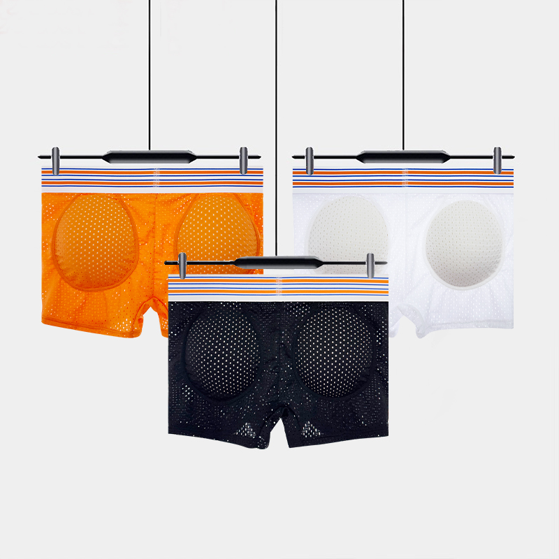 Fashionable Freely Detachable  - Mesh Sport Boxer review and price