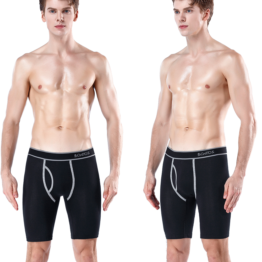 5pcs Long Boxer Mens Boxer Sho - Boxer Brief Pack Cotton review and price