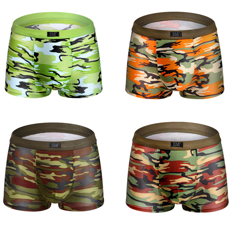 4pcs/lot Camouflage Boxer Men  - Multi Pack Underwear review and price