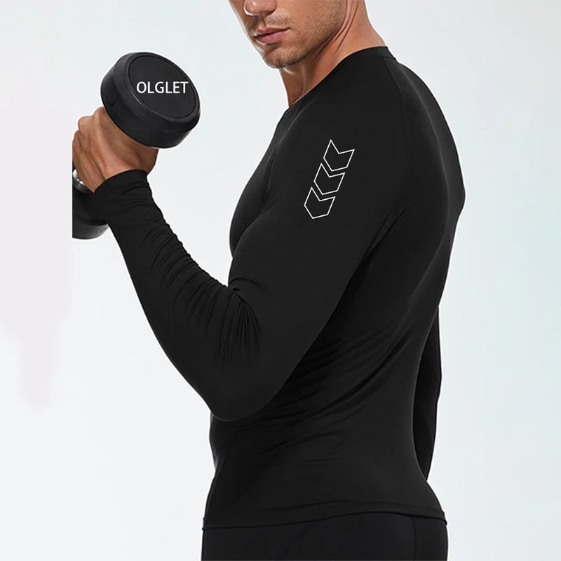 Men Compression Long Sleeve Sh - Base Layer Top review and price